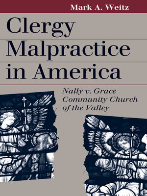 cover image of Clergy Malpractice in America
